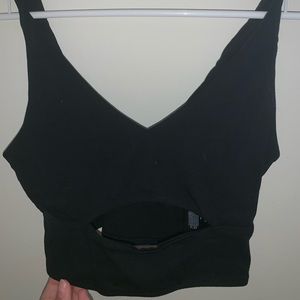 Urban Outfitters black crop top